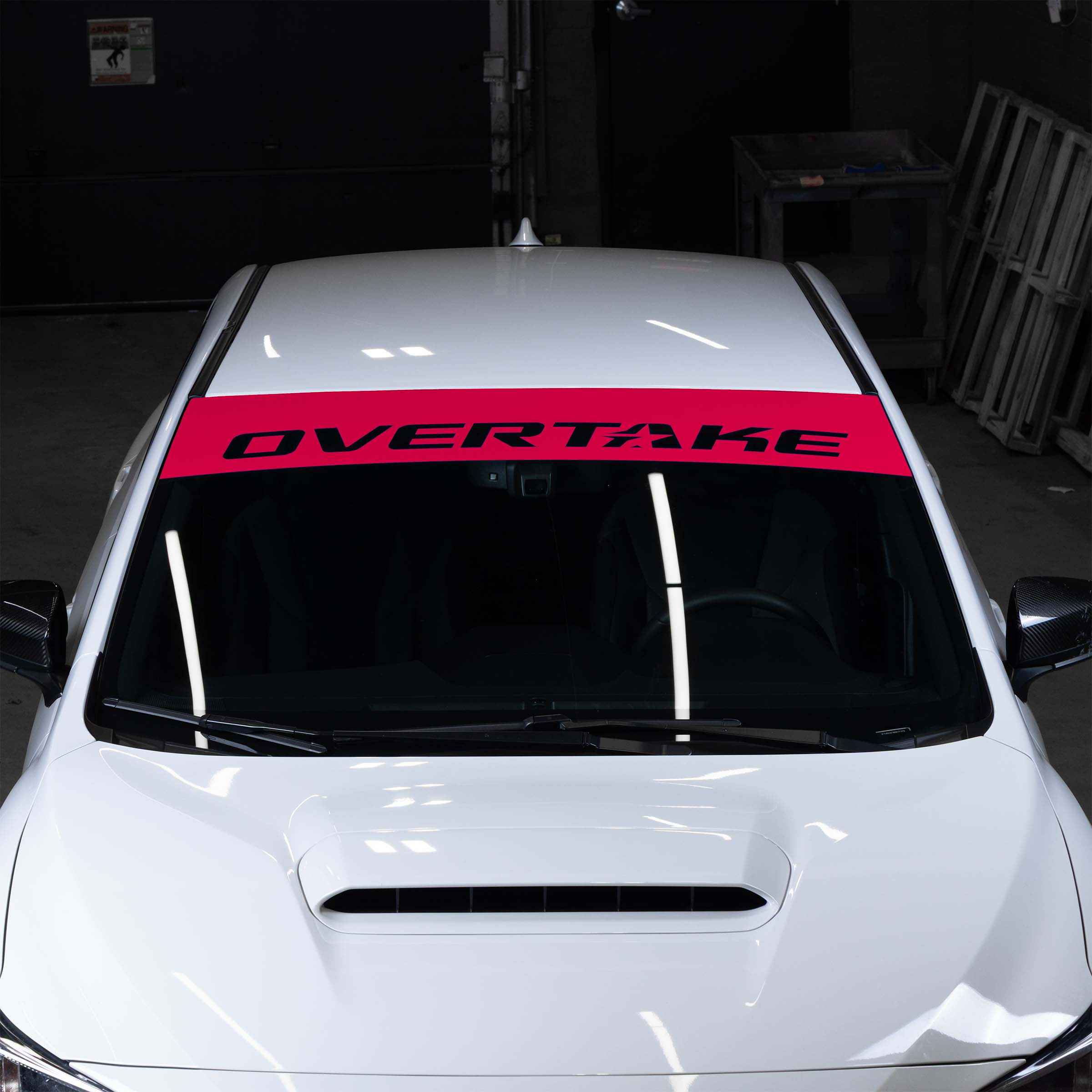 afrodot Windshield Banner – Overtake Design - Image 3